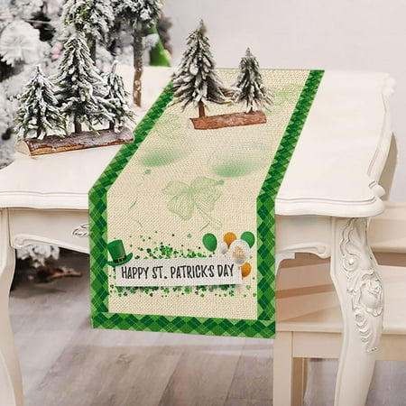 Irish Festival Table Runner Linen Anti Oil Easy To Clean Table Cloth Digital Printing Table Mat
Irish Festival Table Runner Linen Anti Oil Easy To Clean Table Cloth Digital Printing Table Mat