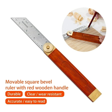 Adjustable Angle T-Bevel Gauge with Locking Function Marking Transferring Angle Finder Woodworking Tool
Adjustable Angle T-Bevel Gauge with Locking Function Marking Transferring Angle Finder Woodworking Tool