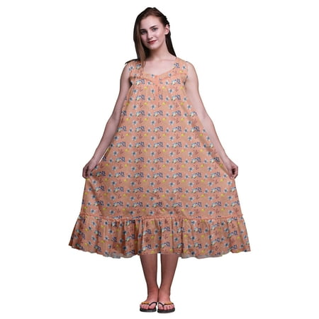 Bimba Dark Peach Orange Insects Berries Bird & Dragonfly Sleeveless Night Gown For Womens Cotton Printed Nightwear Ladies Sleepwear Large
Bimba Dark Peach Orange Insects Berries Bird & Dragonfly Sleeveless Night Gown For Womens Cotton Printed Nightwear Ladies Sleepwear Large