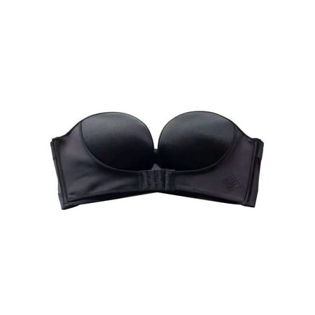Nokpsedcb Women Strapless Front Buckle Lift Bra Underwear Adjustable Gather up Wireless Front Strap Anti-Slip Invisible Push Up Bra Black 36
Nokpsedcb Women Strapless Front Buckle Lift Bra Underwear Adjustable Gather up Wireless Front Strap Anti-Slip Invisible Push Up Bra Black 36
