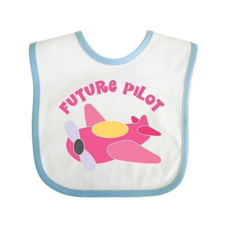 Inktastic Future Pilot Gift Baby Girl Bib