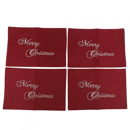 Table Placemats Table Mats Red 4PCS Table Placemats Linen Comfortable Touch Washable Protective 17.7x11.8in For Restaurant Kitchen Decoration Festival
Table Placemats Table Mats Red 4PCS Table Placemats Linen Comfortable Touch Washable Protective 17.7x11.8in For Restaurant Kitchen Decoration Festival