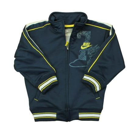 Pre-owned Nike Boys Blue | Yellow | White Jacket size: 4T