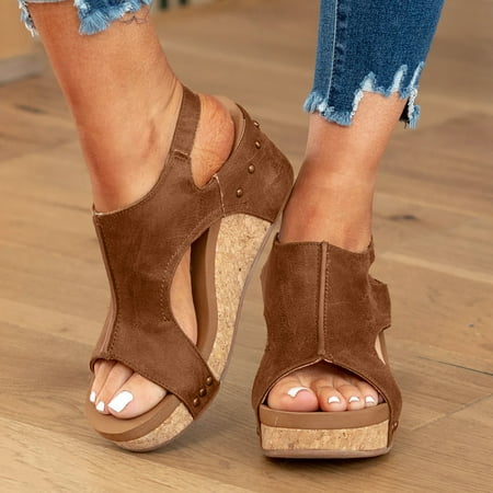 MOVAWAKY Sandals Clear for Women Women Summer Solid Hook Loop Casual Open Toe Wedges Comfortable Beach Shoes Sandals
MOVAWAKY Sandals Clear for Women Women Summer Solid Hook Loop Casual Open Toe Wedges Comfortable Beach Shoes Sandals