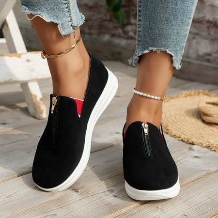 Vedolay Wide Sneakers for Women Women s Slip on Loafer Shoes Comfortable Knit Walking Flats Leisure Shoes Black 7
Vedolay Wide Sneakers for Women Women s Slip on Loafer Shoes Comfortable Knit Walking Flats Leisure Shoes Black 7