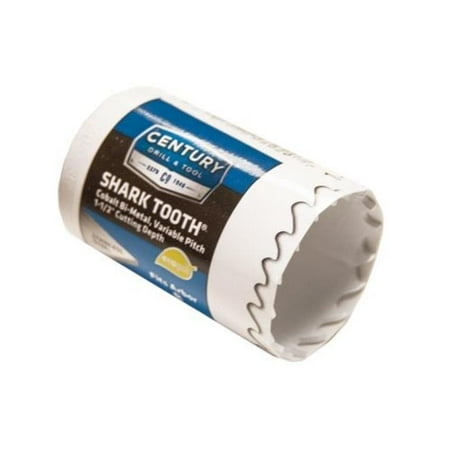 Century Drill & Tool 5022 Hole Saw 1.375 in. Bi-Metal Shark Tooth - Pack of 2