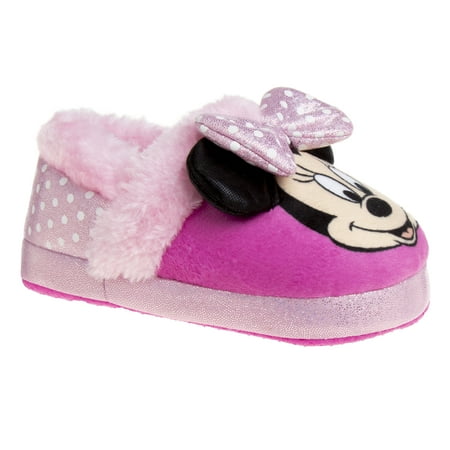 Disney Minnie Mouse Happy Helpers Girls Dual Sizes Slippers