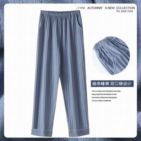 QWZNDZGR Spring Summer Knitted Casual Striped Pants 4XL Sleepwear Men s Pajama Pants Trousers for Men Pajamas Male Comfortable Home Pants
QWZNDZGR Spring Summer Knitted Casual Striped Pants 4XL Sleepwear Men s Pajama Pants Trousers for Men Pajamas Male Comfortable Home Pants
