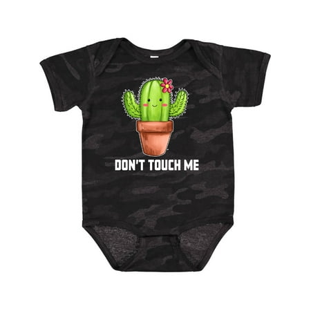 Inktastic Cute Cactus Dont Touch Me White Gift Baby Boy or Baby Girl Bodysuit
