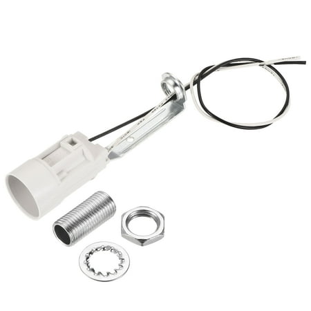 Uxcell E14 Bulb Socket Bulb Candle Lamp Holder White 23x90mm with M10 Lamp Pipe Nut & Wire Pack of 6
Uxcell E14 Bulb Socket Bulb Candle Lamp Holder White 23x90mm with M10 Lamp Pipe Nut & Wire Pack of 6