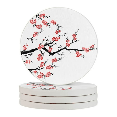 Circular Drink Coasters Set Cherry Beautiful Home Decor Diatomite Heat-Resistant Diatomite Protect Table Countertop
Circular Drink Coasters Set Cherry Beautiful Home Decor Diatomite Heat-Resistant Diatomite Protect Table Countertop