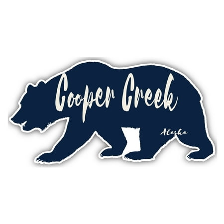 Cooper Creek Alaska Souvenir 3x1.5-Inch Fridge Magnet Bear Design