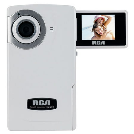 BUY Refurbished RCA EZ201 Small Wonder 60 Minute Point-and-Shoot
Camcorder (White) LIMITED