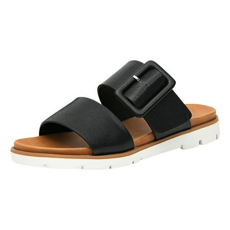 Cathalem Women Sandals Fashion New Pattern Summer Flat Bottom Large Comfortable Casual Sandals Black 38
Cathalem Women Sandals Fashion New Pattern Summer Flat Bottom Large Comfortable Casual Sandals Black 38