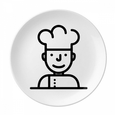 Chef Stick Drawing Brief Concise Amusing Plate Decorative Porcelain Salver Tableware Dinner Dish
Chef Stick Drawing Brief Concise Amusing Plate Decorative Porcelain Salver Tableware Dinner Dish