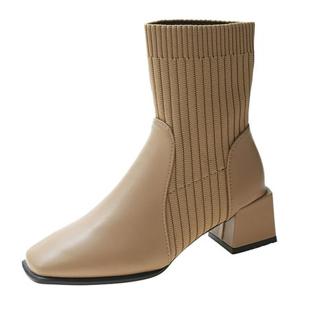 nsendm Women Socks Mid Calf Thick Boots Color Fashion Mid- Socks Heel Boots Solid Women s Thigh High Boots Wide Calf Shoes Khaki 8
nsendm Women Socks Mid Calf Thick Boots Color Fashion Mid- Socks Heel Boots Solid Women s Thigh High Boots Wide Calf Shoes Khaki 8