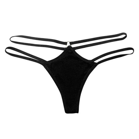 MRULIC panties for women Women Sexy Low Waist Thin G String Underwear Comfortable Lingerie Black + M
MRULIC panties for women Women Sexy Low Waist Thin G String Underwear Comfortable Lingerie Black + M