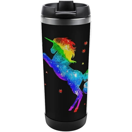 Rainbow Unicorn Travel Mug Stainless Steel Vacuum Insulated Coffee Cup with Lid 13Oz/380ML
Rainbow Unicorn Travel Mug Stainless Steel Vacuum Insulated Coffee Cup with Lid 13Oz/380ML
