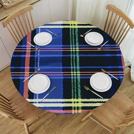Xllo0ord Classic Plaid Pattern Round Fitted Tablecloth with Elastic Edged for Tables Round Table Cover Waterproof Wipeable Table Cloth for Kitchen Dining Party 54 -58
Xllo0ord Classic Plaid Pattern Round Fitted Tablecloth with Elastic Edged for Tables Round Table Cover Waterproof Wipeable Table Cloth for Kitchen Dining Party 54 -58