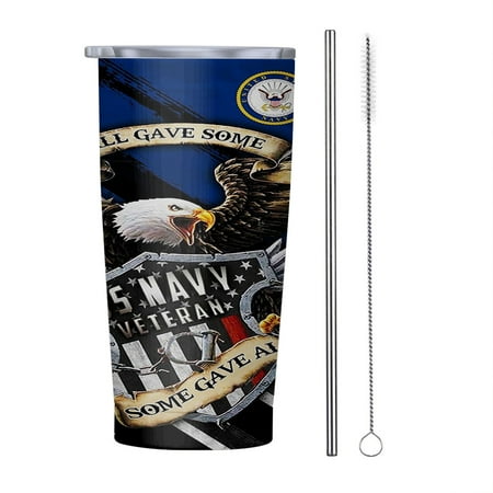 US Navy Veteran All Gave Some Some Gave 20oz Tumbler Insulated Stainless Steel Water Bottle Portable Travel Coffee Tea Mug Cup
US Navy Veteran All Gave Some Some Gave 20oz Tumbler Insulated Stainless Steel Water Bottle Portable Travel Coffee Tea Mug Cup