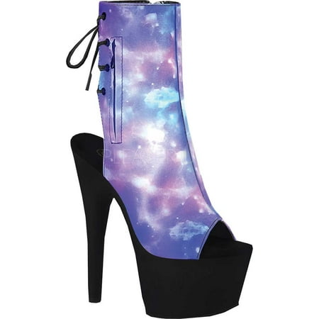 Women s Pleaser Adore 1018REFL Open Toe Bootie
