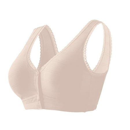 Felwors Women s No Steel Ring Comfort Front Button Seamless Beautiful Back Large Size Bra Temperament Thin Vest Underwear
Felwors Women s No Steel Ring Comfort Front Button Seamless Beautiful Back Large Size Bra Temperament Thin Vest Underwear