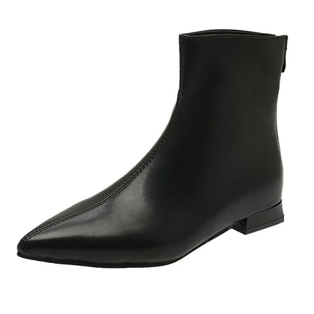 Fsqjgq Womens Cowboy Boots Low Heel Fashion Women Artificial Leather Solid Color Autumn Thick Sole Square Heels Zipper Short Booties Pointed Toe Shoes Higher Boots Black 37
Fsqjgq Womens Cowboy Boots Low Heel Fashion Women Artificial Leather Solid Color Autumn Thick Sole Square Heels Zipper Short Booties Pointed Toe Shoes Higher Boots Black 37