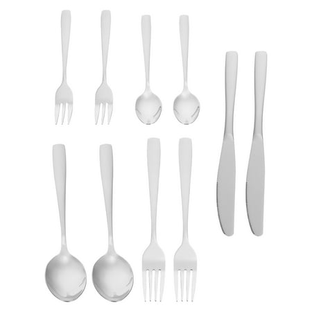 1 Set Stainless Steel Tableware Spoon Fork Cutter Set Home Tableware (Silver)
1 Set Stainless Steel Tableware Spoon Fork Cutter Set Home Tableware (Silver)