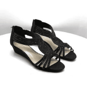 Style & Co Mulan Embellished Wedge Sandals Women Shoes