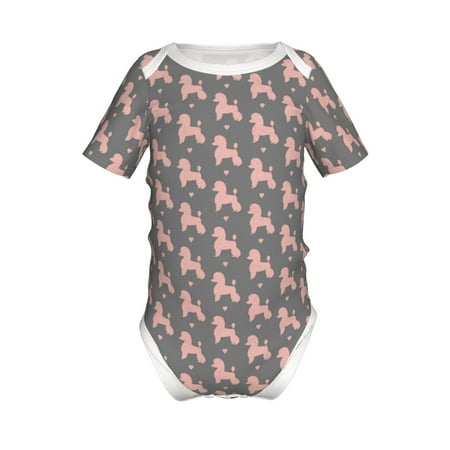 Junzan Poodle Dog Print Short-Sleeve Baby Climbing Clothes Bodysuits for Infant One-Piece for Baby Boys & Girls Baby Clothes Baby Romper with Snap Closure-2 Years
Junzan Poodle Dog Print Short-Sleeve Baby Climbing Clothes Bodysuits for Infant One-Piece for Baby Boys & Girls Baby Clothes Baby Romper with Snap Closure-2 Years