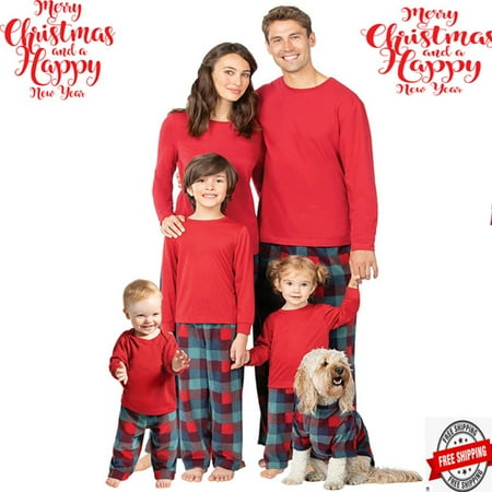 Gueuusu Classic Matching Family Pajamas - Matching Pajamas Plaid