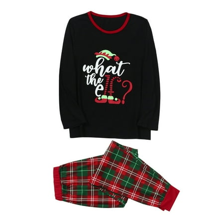 Cglfd Christmas Women Mom Letter Plaid Print Top Blouse+Pants Family Clothes Pajamas
Cglfd Christmas Women Mom Letter Plaid Print Top Blouse+Pants Family Clothes Pajamas