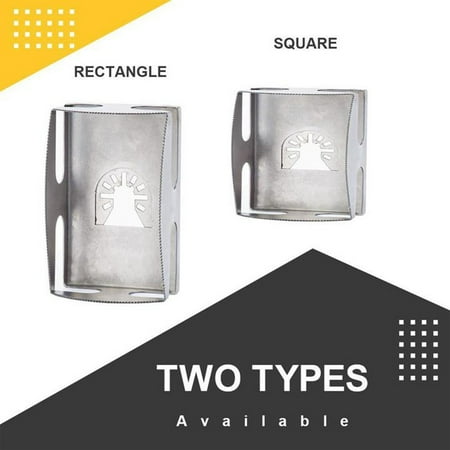 KEVCHE Place Stainless Steel Square Slot Cutter For Plastic Metal Or Low-Voltage Electrical Boxes Mounting Compatible Rectangle+Square
KEVCHE Place Stainless Steel Square Slot Cutter For Plastic Metal Or Low-Voltage Electrical Boxes Mounting Compatible Rectangle+Square