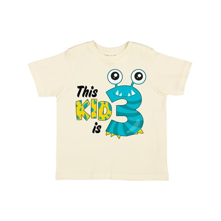 Inktastic This Kid is Three- Monster Third Birthday Gift Toddler Boy or Toddler Girl T-Shirt
Inktastic This Kid is Three- Monster Third Birthday Gift Toddler Boy or Toddler Girl T-Shirt