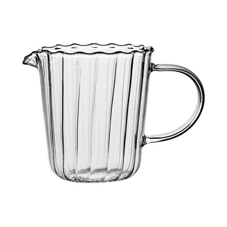 Creative Glass Cup Striped Milk Jug Heat-Resistant Glass With Handle Coffee Milk Tea Cup 250ML
Creative Glass Cup Striped Milk Jug Heat-Resistant Glass With Handle Coffee Milk Tea Cup 250ML