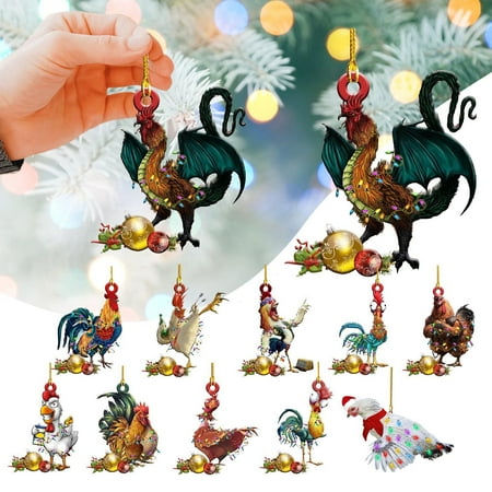 WNG Amazing Christmas Chicken Acrylic Flat Pendant Christmas Day Decoration Pendant Christmas Home Car Backpack Pendant Pendant Gift
WNG Amazing Christmas Chicken Acrylic Flat Pendant Christmas Day Decoration Pendant Christmas Home Car Backpack Pendant Pendant Gift