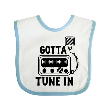 Inktastic CB Ham Radio Fan Trucker Gift Gift Baby Boy or Baby Girl Bib