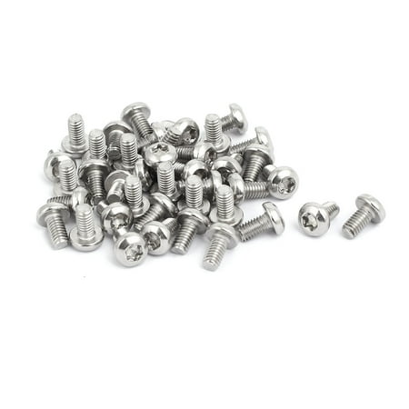 Unique Bargains M4x8mm 304 Stainless Steel Button Head Torx Screws Fasteners 40pcs
Unique Bargains M4x8mm 304 Stainless Steel Button Head Torx Screws Fasteners 40pcs