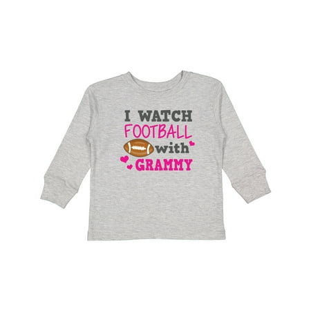 Inktastic I Watch Football with My Grammy Gift Toddler Toddler Girl Long Sleeve T-Shirt
Inktastic I Watch Football with My Grammy Gift Toddler Toddler Girl Long Sleeve T-Shirt
