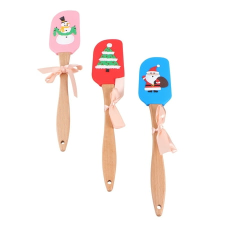 NUOLUX 3pcs Christmas Design Non-Stick Spatula Wooden Handle Cake Butter Scraper Baking Tools (Christmas Tree Snowman Santa Claus for Each 1pc)
NUOLUX 3pcs Christmas Design Non-Stick Spatula Wooden Handle Cake Butter Scraper Baking Tools (Christmas Tree Snowman Santa Claus for Each 1pc)
