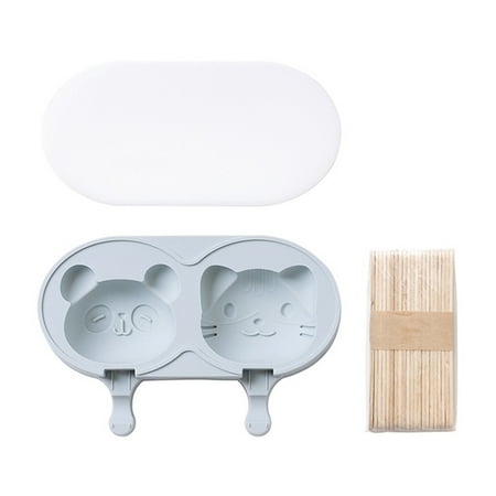 Hloma 1 Set 2 Cavity Ice Pop Mold Non-stick Safe Silicone Easy to Release Ice Cream Mould for Home
Hloma 1 Set 2 Cavity Ice Pop Mold Non-stick Safe Silicone Easy to Release Ice Cream Mould for Home