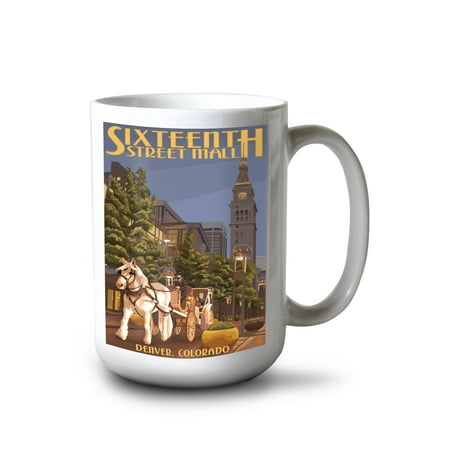 15 fl oz Ceramic Mug Denver Colorado 16th Street Mall Dishwasher & Microwave Safe
15 fl oz Ceramic Mug Denver Colorado 16th Street Mall Dishwasher & Microwave Safe
