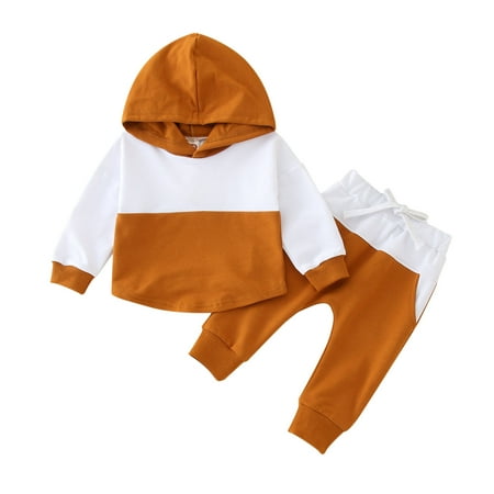 LBECLEY Jogging Outfits for Boys Toddler Boys Winter Long Sleeve Patchwork Colour Hoodie Tops Pants 2Pcs Outfits Clothes Set Girl 8 Year C 100
LBECLEY Jogging Outfits for Boys Toddler Boys Winter Long Sleeve Patchwork Colour Hoodie Tops Pants 2Pcs Outfits Clothes Set Girl 8 Year C 100