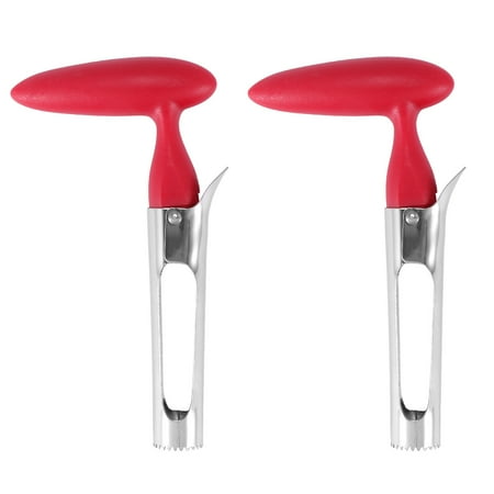 2 Pcs Apple Corer Lever Tool Stainless Steel Pear Fruit Seed Remover