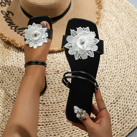 Akiihool Dressy Sandals Women Women s Jewel Rhinestones Design Ankle High Flat Sandals (Black 7)
Akiihool Dressy Sandals Women Women s Jewel Rhinestones Design Ankle High Flat Sandals (Black 7)