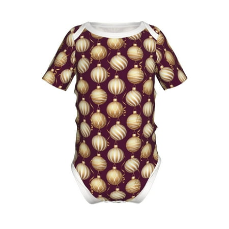 Adobk Golden Christmas Balls Print Baby Climbing Clothes Jumpsuit Rompers Classic Rompers Child Short sleeve Bodysuits-12 Months
Adobk Golden Christmas Balls Print Baby Climbing Clothes Jumpsuit Rompers Classic Rompers Child Short sleeve Bodysuits-12 Months