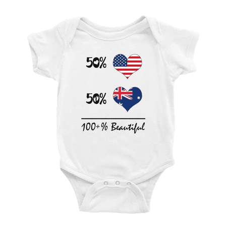 50% Australian + 50% American = 100+% Beautiful Cute Baby Clothing Bodysuits For Boy Girl
50% Australian + 50% American = 100+% Beautiful Cute Baby Clothing Bodysuits For Boy Girl