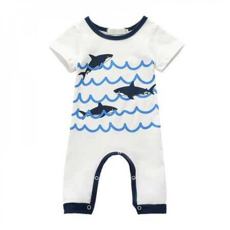Baby Clothes for boys Summer Infant Outfits Newborn Romper Baby Boy Cartoon Whale Short-sleeved Jumpsuit Children Clothes
Baby Clothes for boys Summer Infant Outfits Newborn Romper Baby Boy Cartoon Whale Short-sleeved Jumpsuit Children Clothes