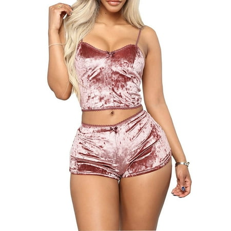 GuliriFei Women s Sexy 2Pcs Lingerie Crop Tops Babydoll Underwear Shorts Nightwear Sets
GuliriFei Women s Sexy 2Pcs Lingerie Crop Tops Babydoll Underwear Shorts Nightwear Sets