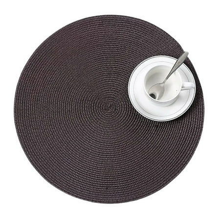 Papaba Placemat Round Woven Placemat Dining Table Mat Disc Bowl Pad Coaster Waterproof Decor
Papaba Placemat Round Woven Placemat Dining Table Mat Disc Bowl Pad Coaster Waterproof Decor